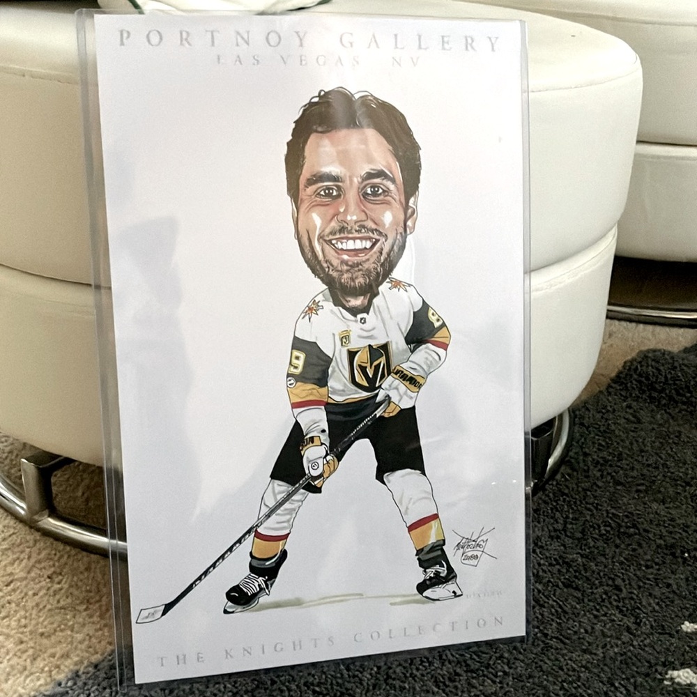 Vegas Golden Knights - Alex Tuck Character Art by Portnoy Gallery